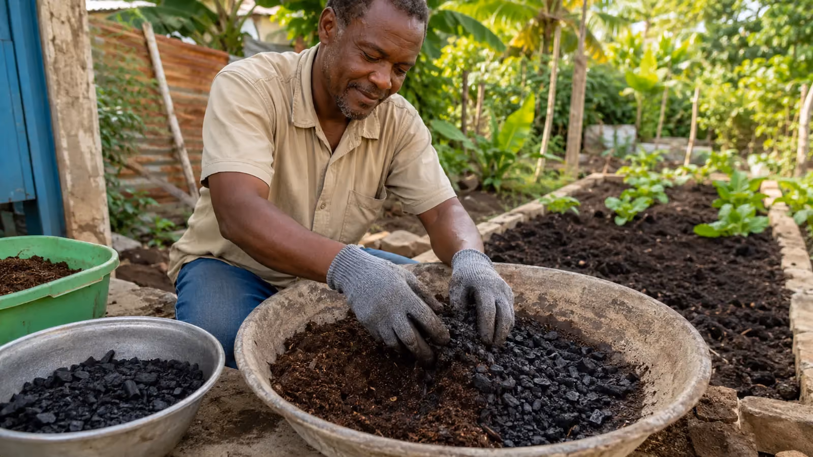 Biochar — Chabon ki Anrichi Tè Pandan Plizyè Ane