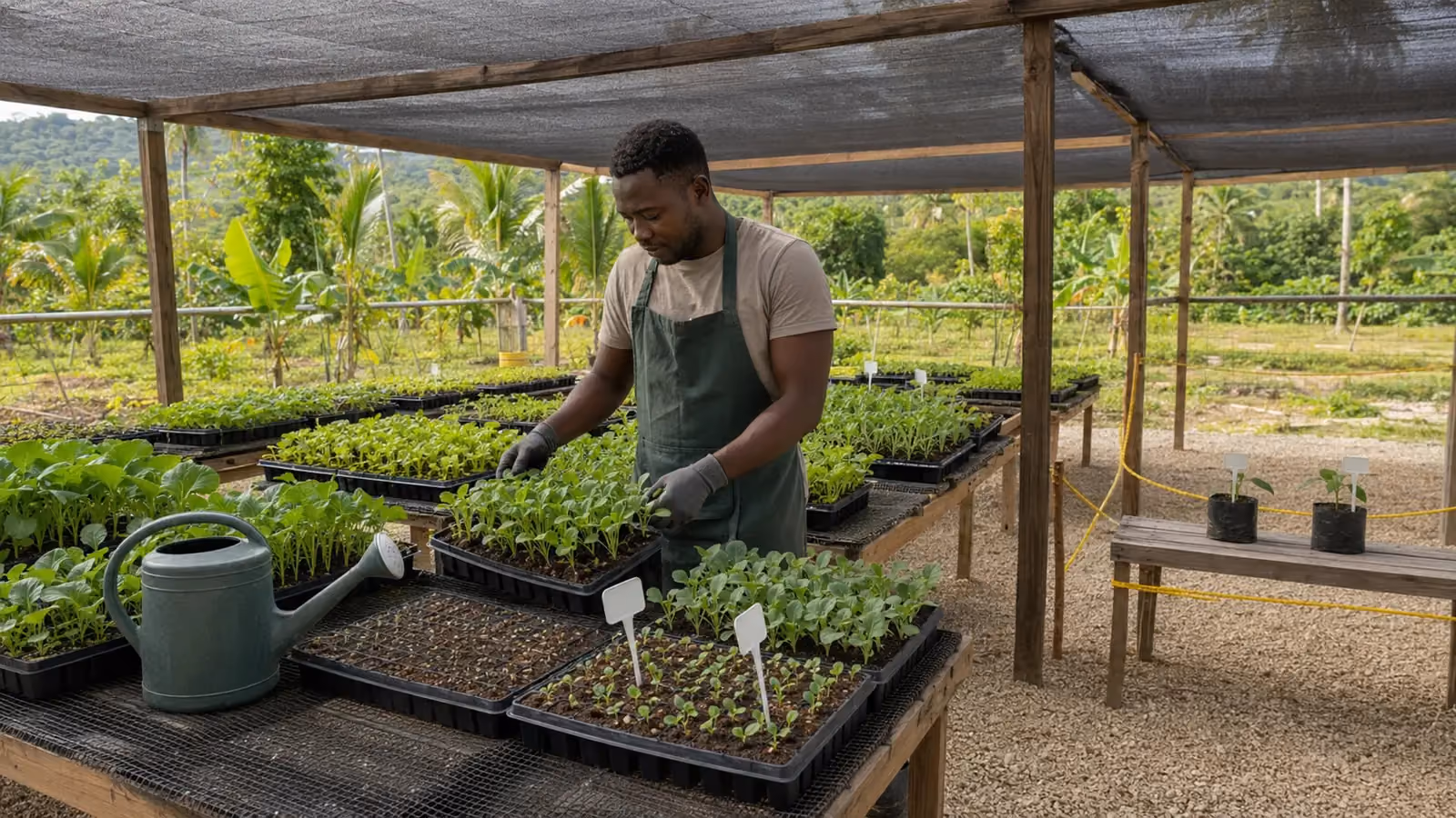 Kijan Pou Fè yon Pepinyè — Depi Grenn Rive Transplante